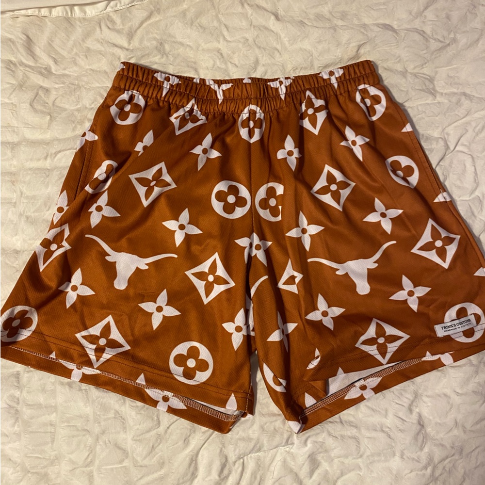 Custom UT Longhorn Jersey Short Pair